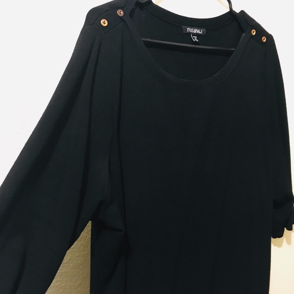 Roz & Ali 3x sweater blouse